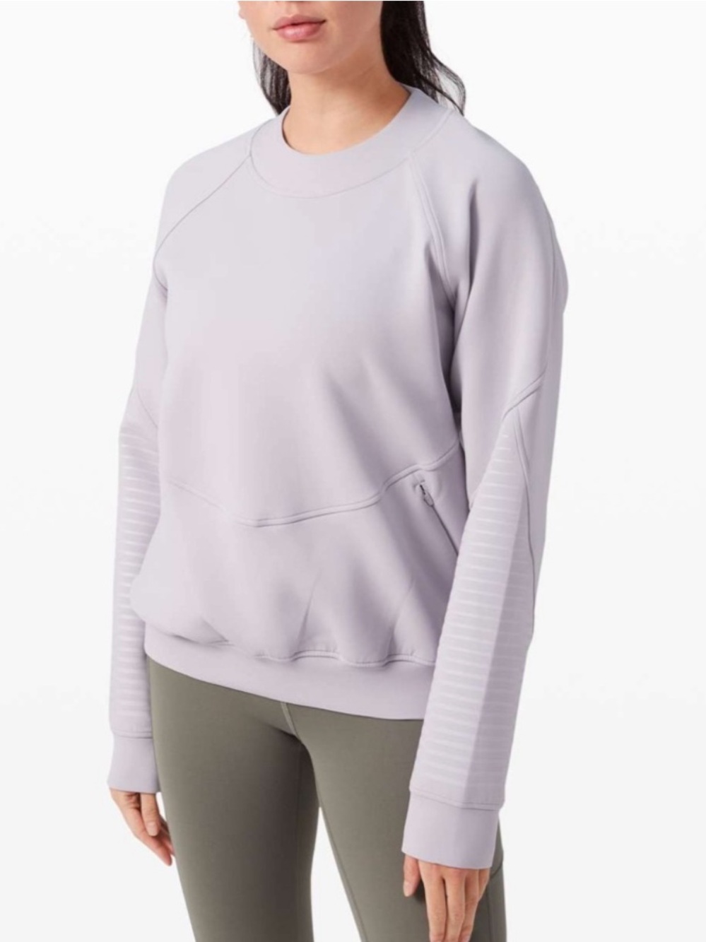 Lululemon City Sweat Crew
*Spacer Iced Iris Lavender Purple size 6